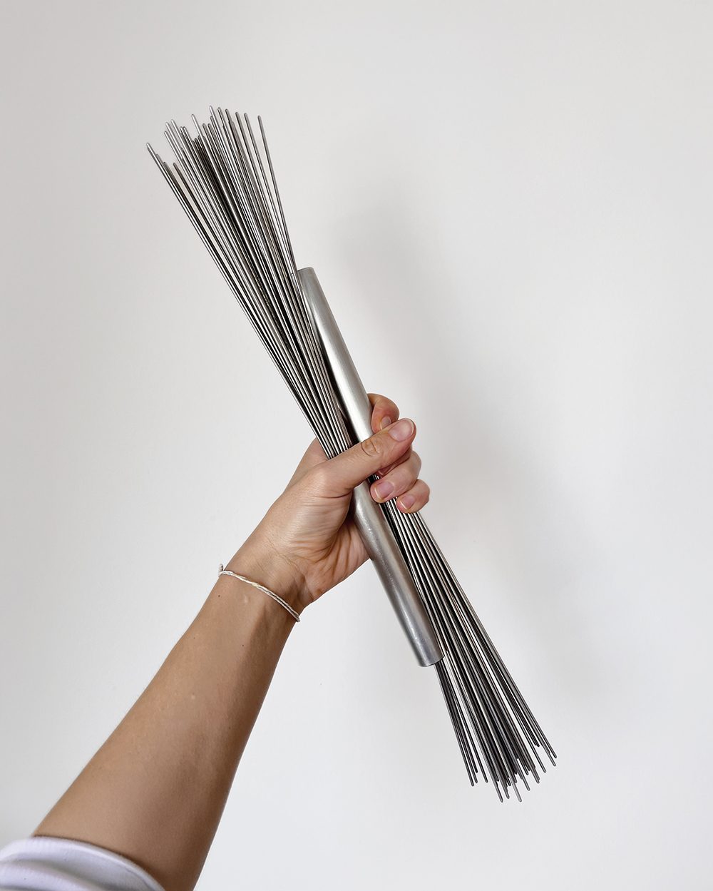 Металевий віник маленький, 35 см - Зображення 5