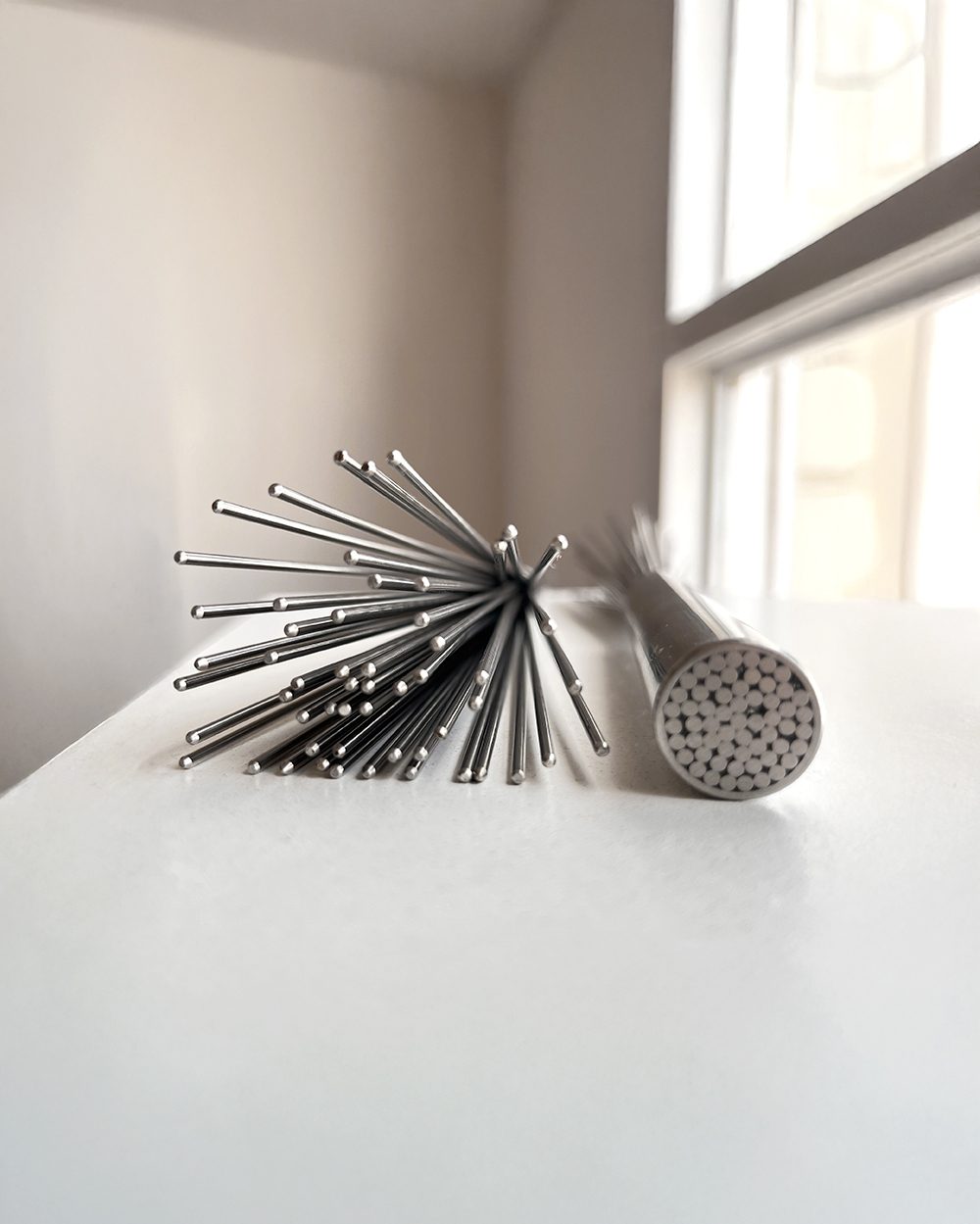 Металевий віник маленький, 35 см - Зображення 6