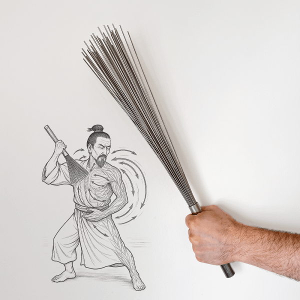 Металевий віник стандарт, 50 см