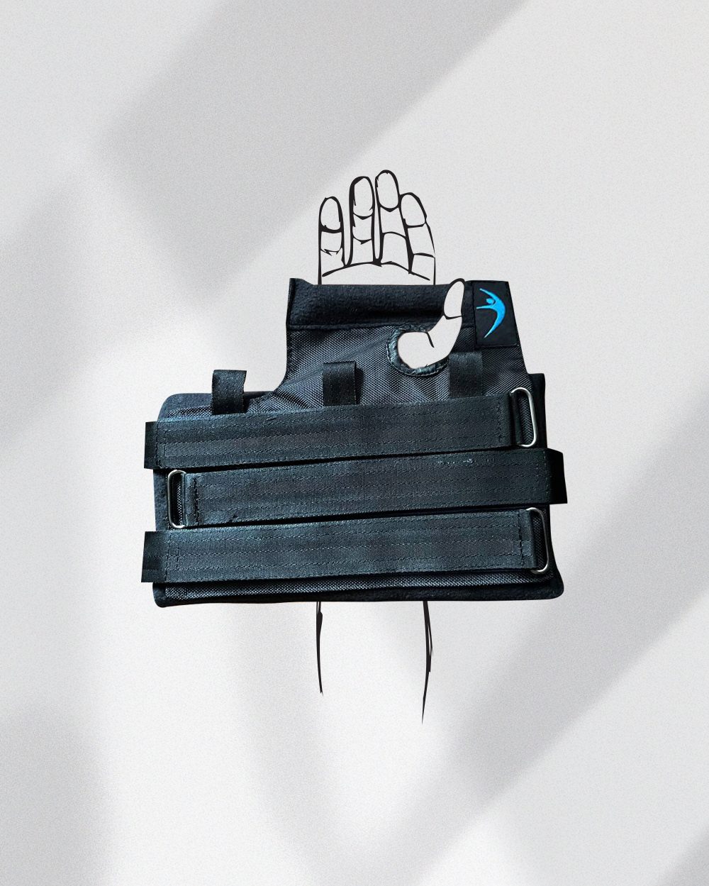 Манжети на руки тренажер Правило (на ліпучках)